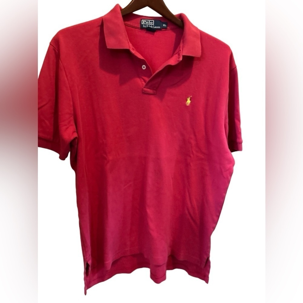 Polo Ralph Lauren Men's XL Red Polo Top